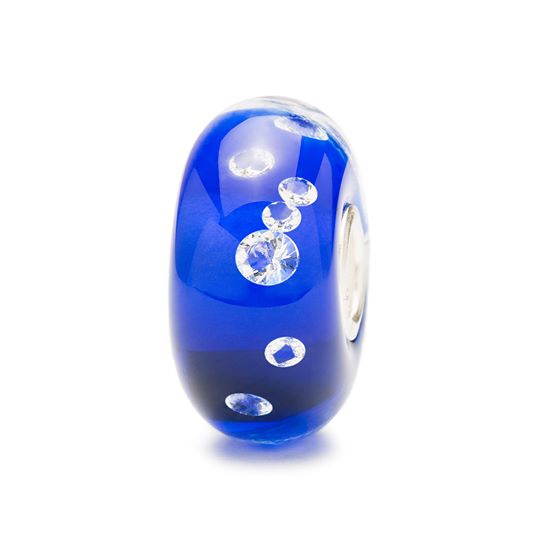 beads diamante blu