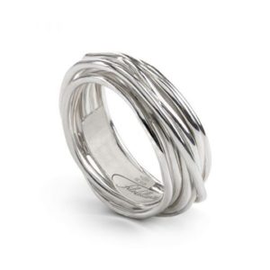 anello filodellavita classic 7 fili argento